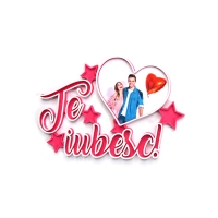 Magnet Personalizat 3D cu Poză - Model "Te iubesc", Roz
