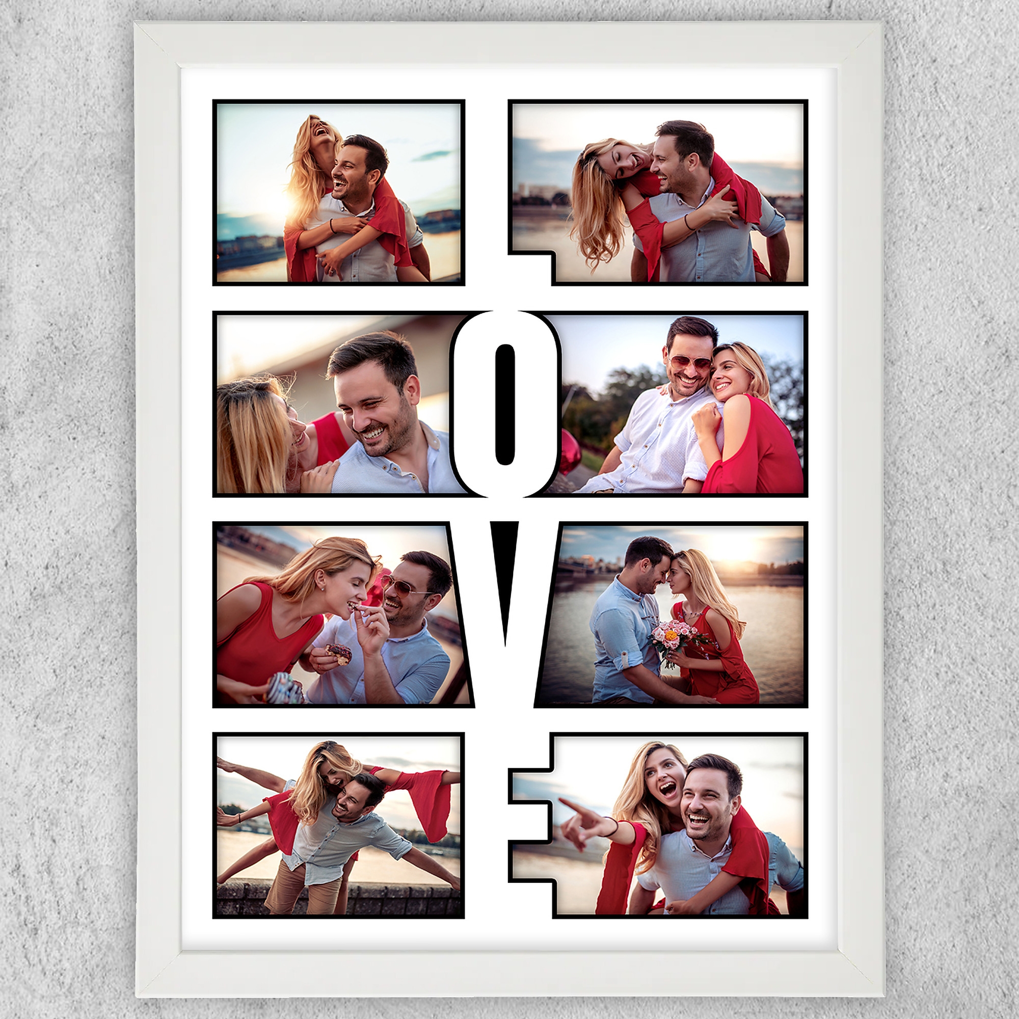 Tablou Personalizat - Colaj 8 Poze Love