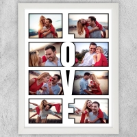 Tablou Personalizat - Colaj 8 Poze Love