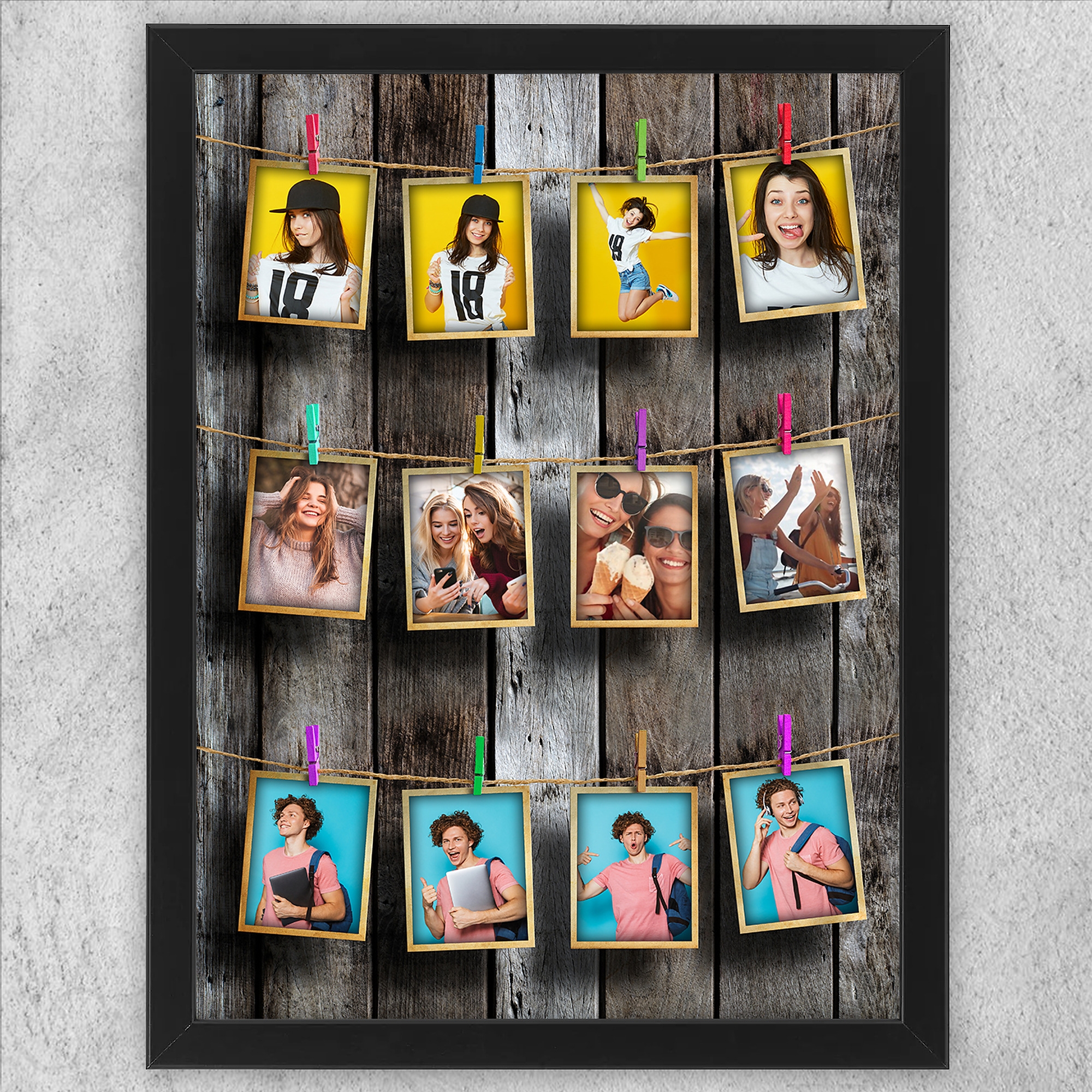 Tablou Personalizat - Colaj 12 Poze La Vedere