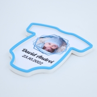 Mărturii Botez Magnetice 3D - Body Băiețel - Set 10 Buc.