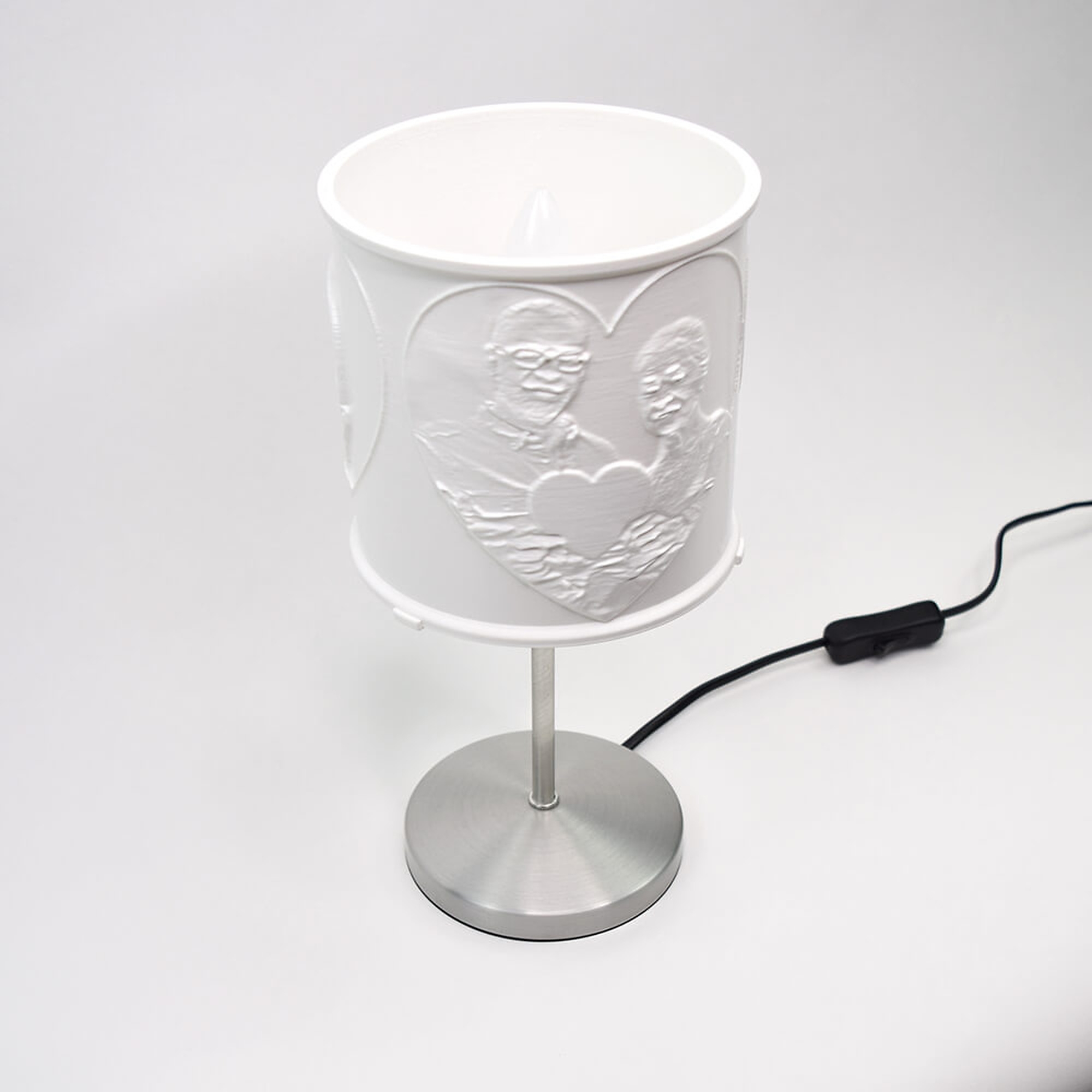 Lampă Memories Personalizată - Model "Hearts" 3 Poze