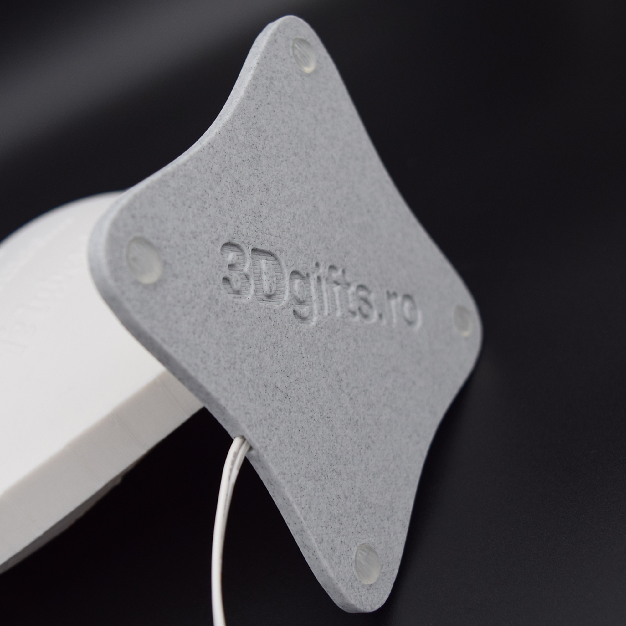 Lampă Luna 3D Personalizată - Inimioară Cu Text Și Poză