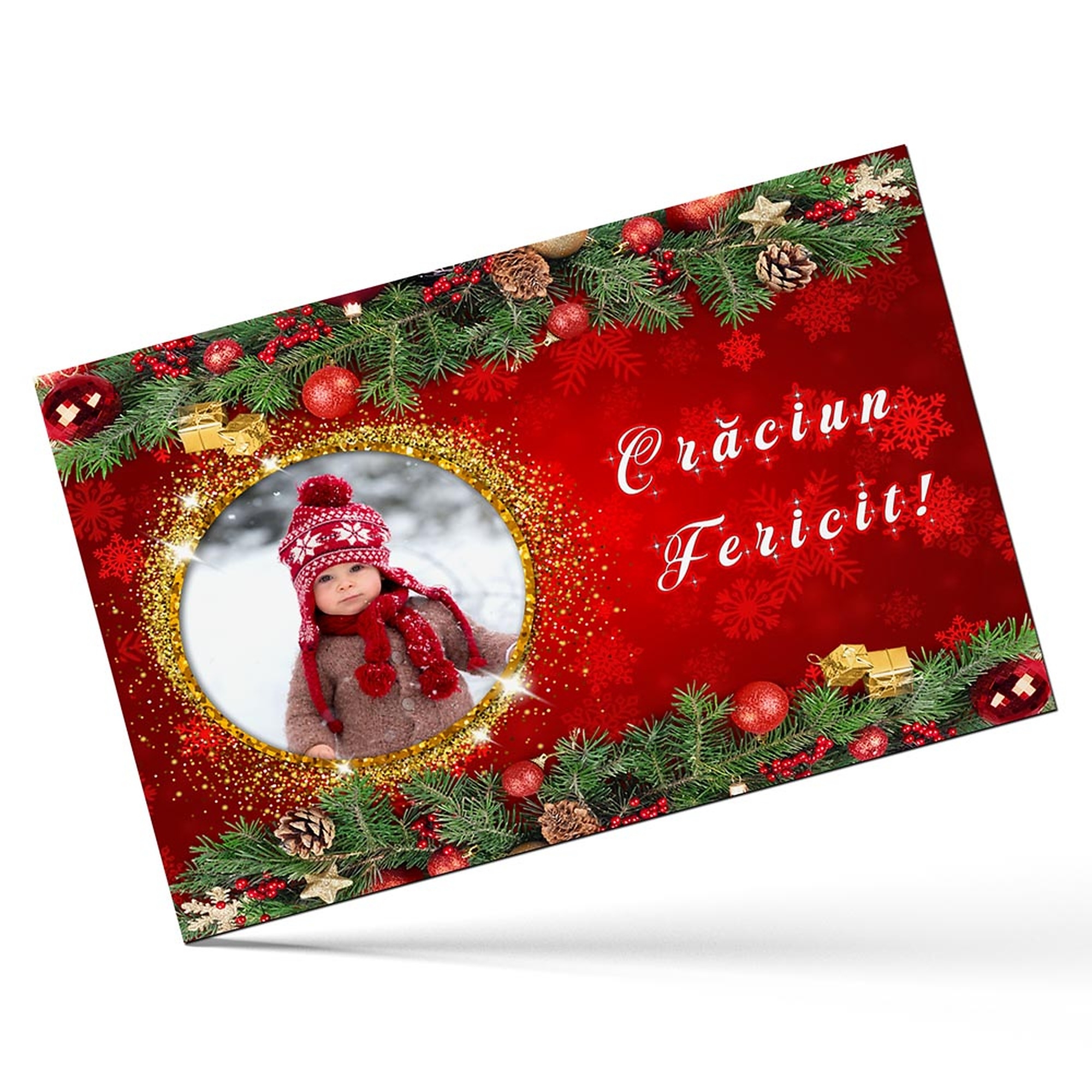 Magneti Personalizati Pentru Crăciun - Model "Crăciun 5" - Set 6 Buc.