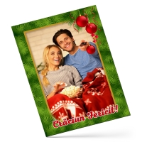 Magneti Personalizati Pentru Crăciun - Model "Crăciun 8" - Set 6 Buc.