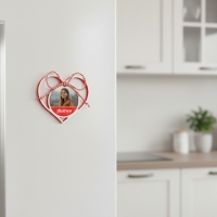 Mărțișor Personalizat 3D Magnetic - Cu Poză, Nume Sau Text