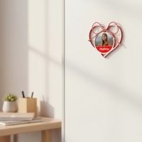 Mărțișor Personalizat 3D Magnetic - Cu Poză, Nume Sau Text