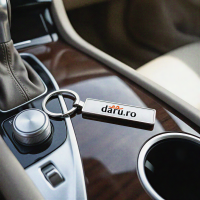 Breloc Auto Personalizat Cu Număr Și Logo