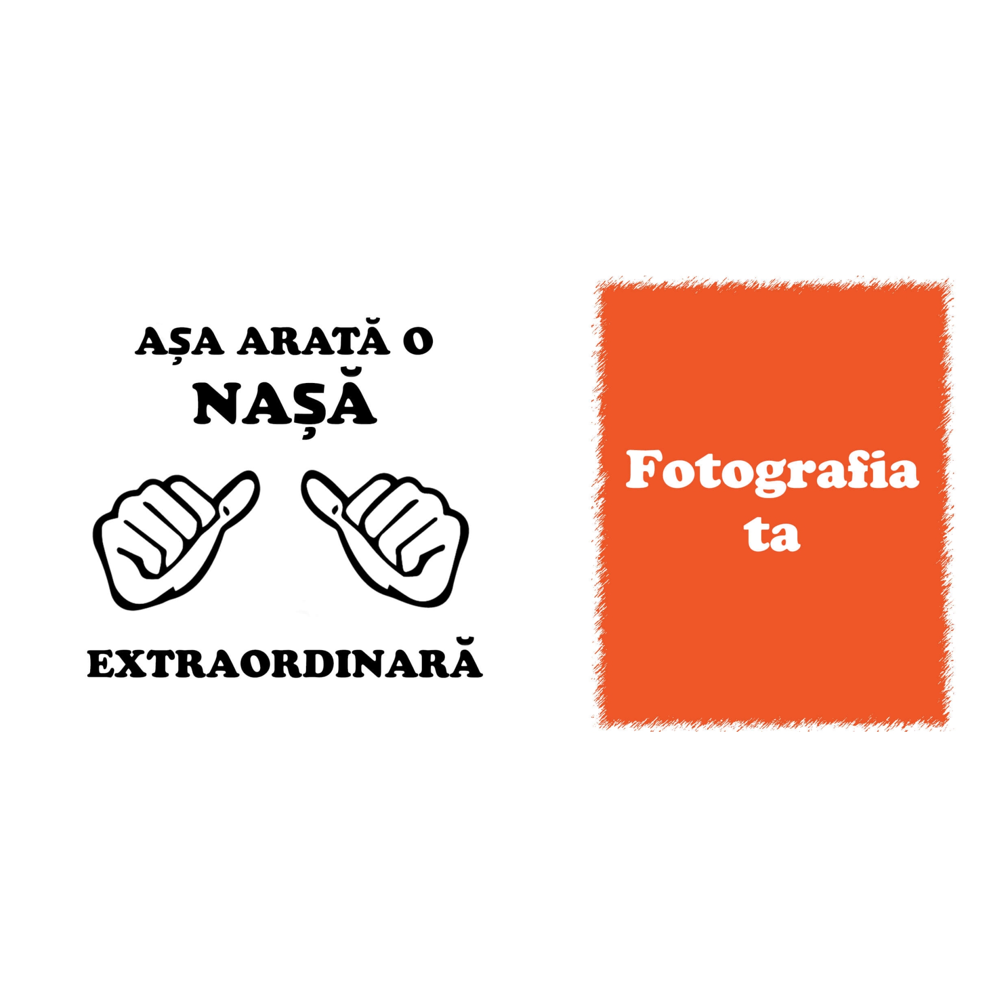 Cană Personalizată - Model "Așa Arată" Cu O Poză