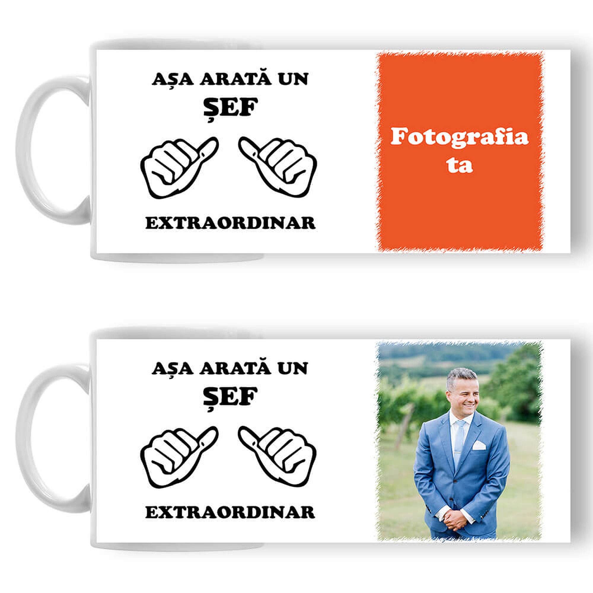Cană Personalizată - Model "Așa Arată" Cu O Poză