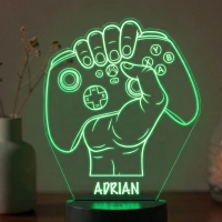 Lampă LED 3D Personalizată – Controller Xbox cu Nume