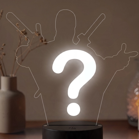 Lampă LED 3D Personalizată – Tu Alegi Personajul și Numele