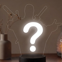Lampă LED 3D Personalizată – Tu Alegi Personajul și Numele