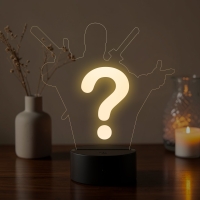 Lampă LED 3D Personalizată – Tu Alegi Personajul și Numele