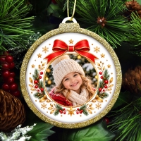 Glob Personalizat 3D - XL - Cu Poză - Magia Crăciunului