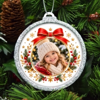 Glob Personalizat 3D - XL - Cu Poză - Magia Crăciunului