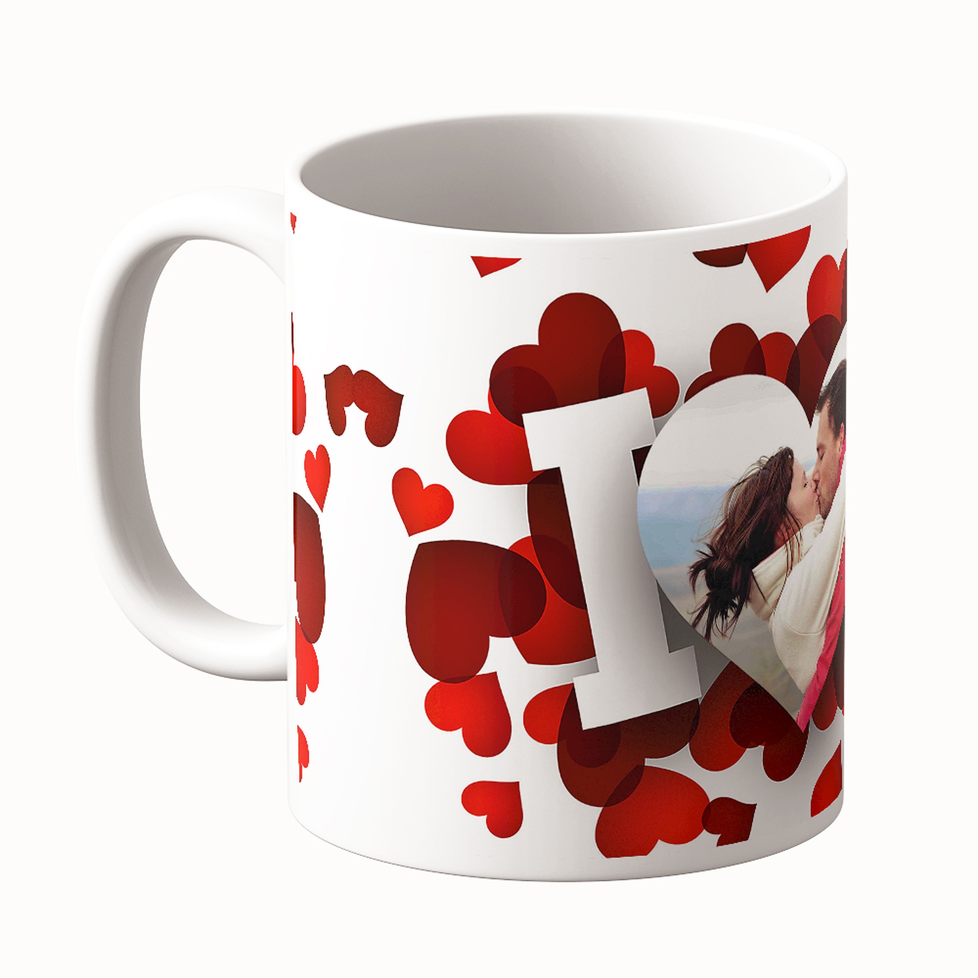 Cană Personalizată - Model "I Love You" Cu O Poză