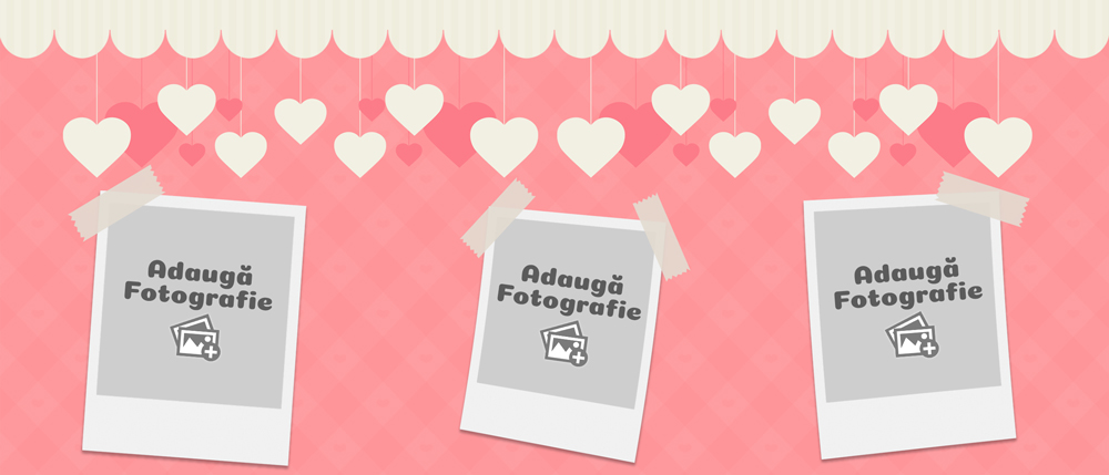 Cană Personalizată - Model "Amintirile Dragostei" Cu Trei Poze - Vedere Background