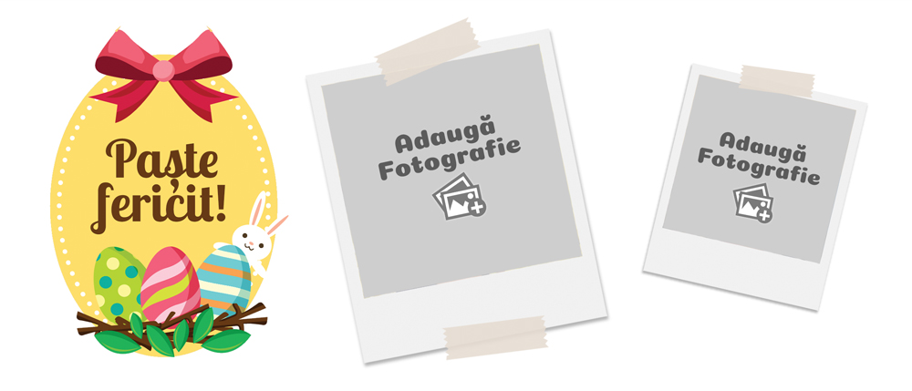 Cană Personalizată - Model "Golden Egg" Cu Două Poze - Vedere Background