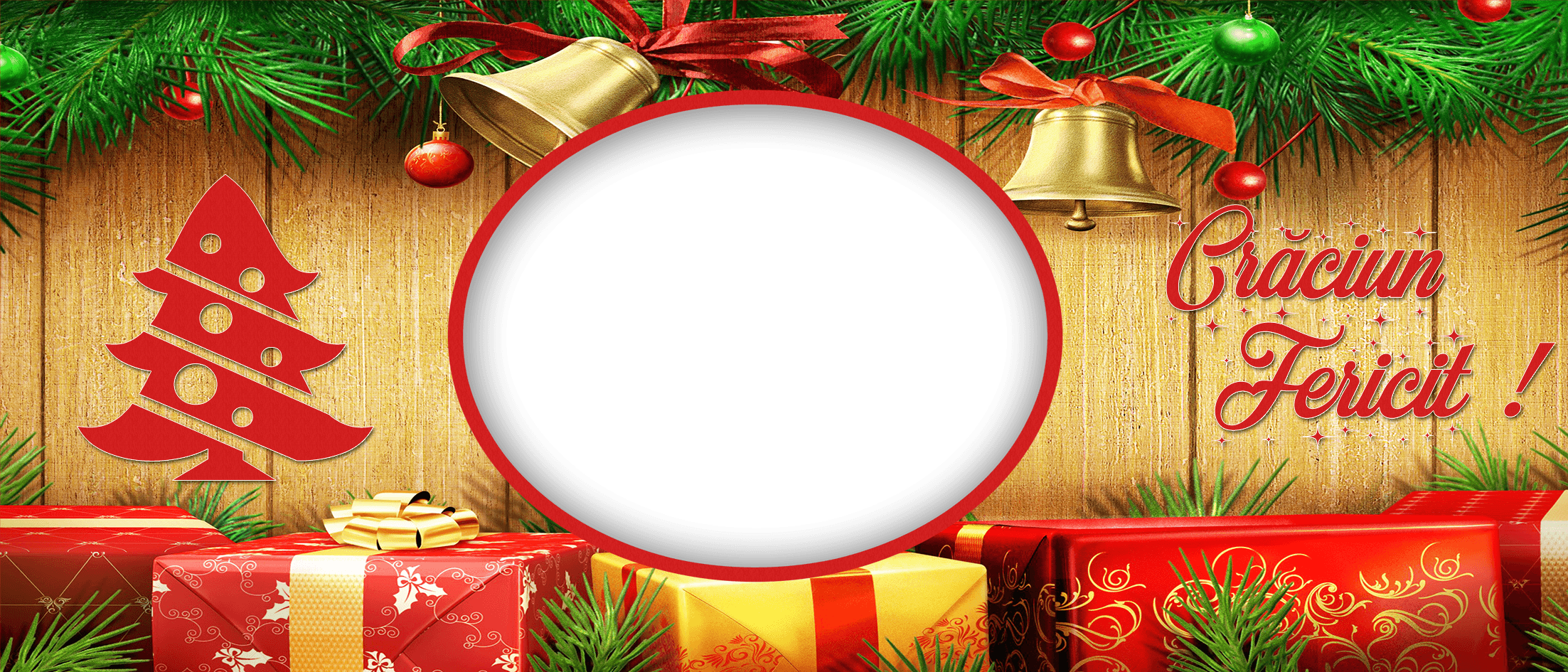 Cană Personalizată - Model "Merry Christmas" Cu O Poză - Vedere Mască