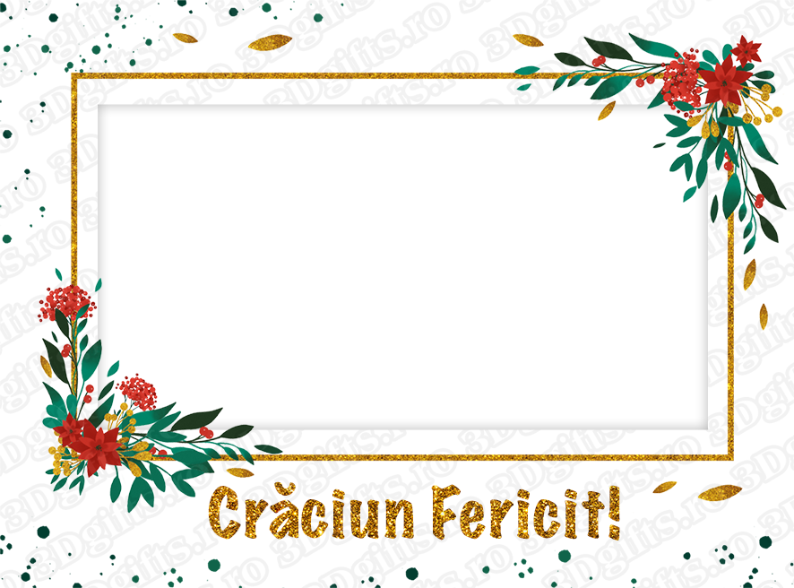 Magneti Personalizati Pentru Crăciun - Model "Crăciun 15" - Set 6 Buc. - Vedere Mască