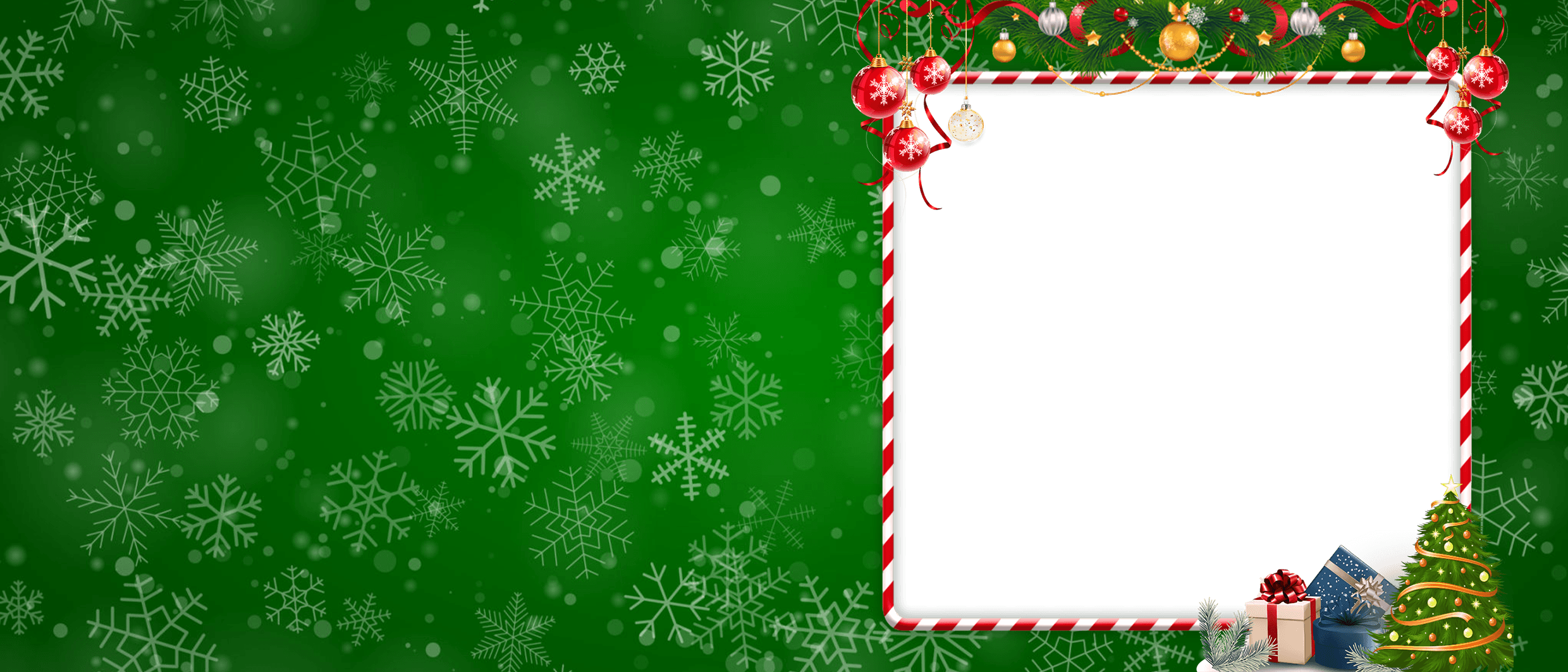 Cană Personalizată - Model "Green Christmas" Cu O Poză Și Text - Vedere Mască